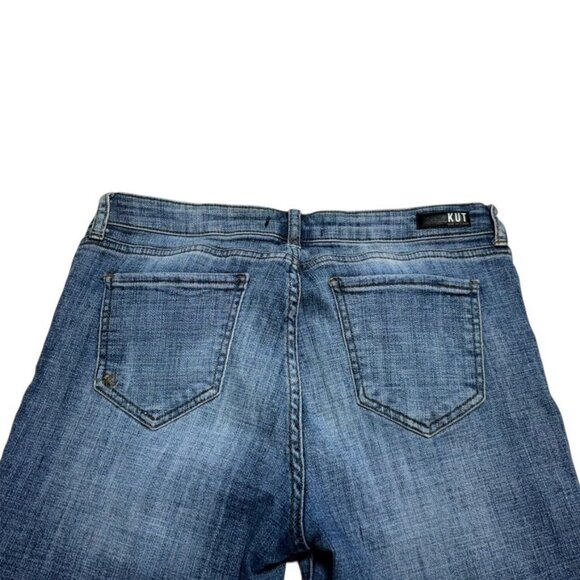 Kut From The Kloth Amy Cropped Straigh Leg Jeans Size 10 - Picture 8 of 9